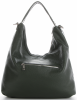 Bőr táska shopper bag Genuine Leather zöld 5521